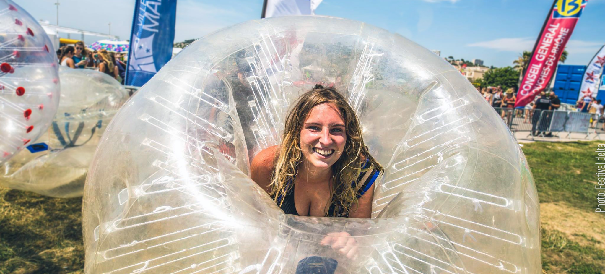 Photographie de Bubble Foot réalisée par le Festival Delta